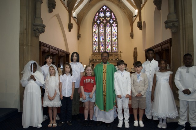 Presentation of First Communion Pupils — Our Lady & St. James, Bangor